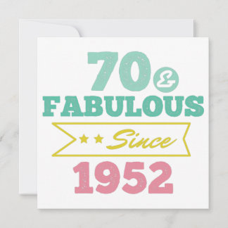 Reserve A Data colorful 70 and fabulous since 1952
