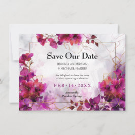 Reserve A Data Com a foto Fuchsia Enchantation: Watercolor