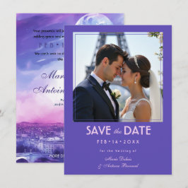 Reserve A Data Com foto Amour Éternel Eiffel Embrace