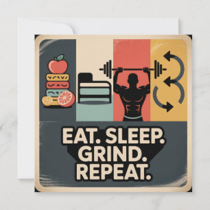 Reserve A Data Coma. Durma. Trabalhe. Repita