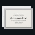 Reserve A Data Concurso de Casamento Simples de Fronteira Neutra<br><div class="desc">Faça uma declaração de elegância subestimada com este simples design de convite de casamento baseado em texto, com uma sutil borda de preto e cinzas em naves neutras. Use a opção de personalização para mudar todas as cores para se adequar ao seu tema de casamento, você pode até adicionar uma...</div>