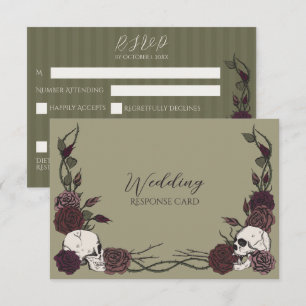 Reserve A Data Confirmação de Presença para Casamento com Floral