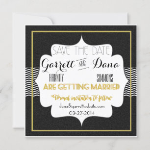 Reserve A Data Conjunto de Noiva do Casamento Gatsby Gold