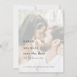 Reserve A Data Contemporâneo Foto Silenciada Casamento Salvar a D