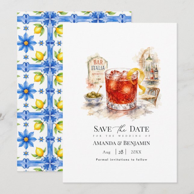 Reserve A Data Coquetel Spritz La Dolce Vita Costa Amalfi (Frente/Verso)