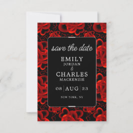 Reserve A Data Corações em Abundância Casamento Elegante