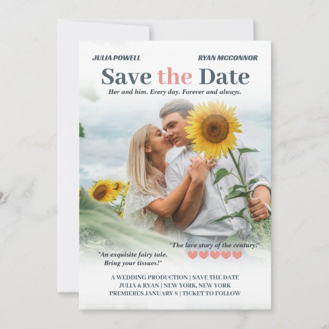 Reserve A Data Coral & Storm Romcom Foto do Poster Salve a Data (Frente)