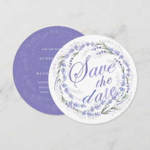 Reserve A Data Coroa de Lavanda Rústica para Casamento Save The D
