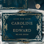 Reserve A Data Costa do Marfim Dourada medieval do marinho<br><div class="desc">Marinho Místico Dourado Estrelas Casamento da Lua</div>