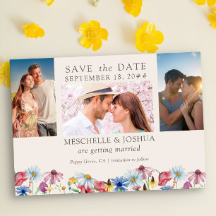 Reserve A Data Cottage de Casamento Wildflower Floral 3 Fotos