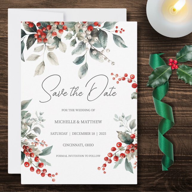 Reserve A Data Country Winter Holly (Criador carregado)