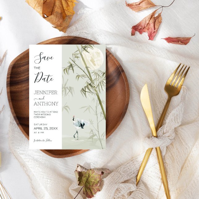 Reserve A Data Crane e Bamboo Plant (Criador carregado)