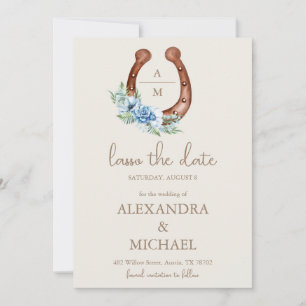 Reserve A Data Crest Floral Ferradura Monograma Casamento Ocident