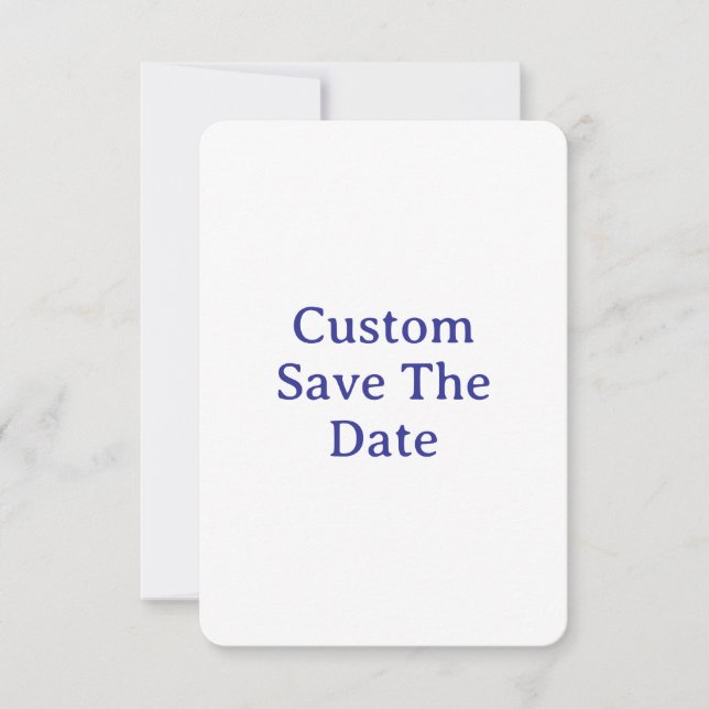 Reserve A Data Crie seu personalizado 3.5" x 5" (Frente)