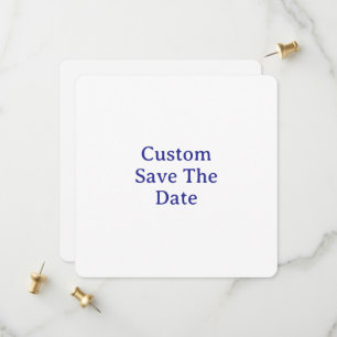 Reserve A Data Crie seu personalizado 5.25" x 5.25" Arredondado