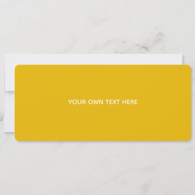 Reserve A Data Crie Seu Próprio Design Amarelo Personalizado (Frente)