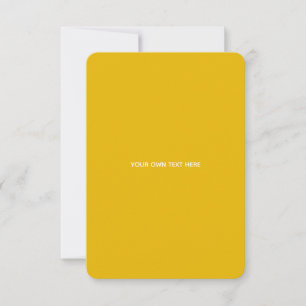 Reserve A Data Crie Seu Próprio Design Amarelo Personalizado