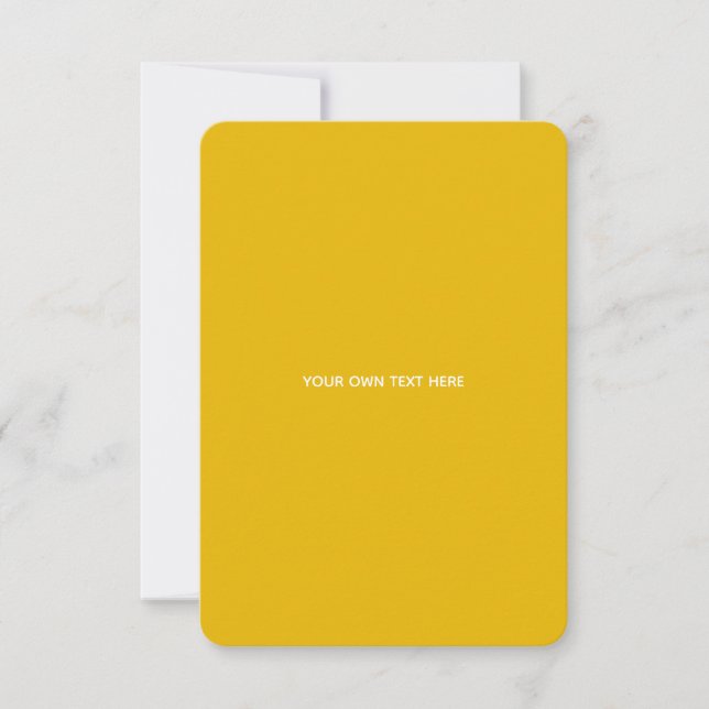 Reserve A Data Crie Seu Próprio Design Amarelo Personalizado (Frente)