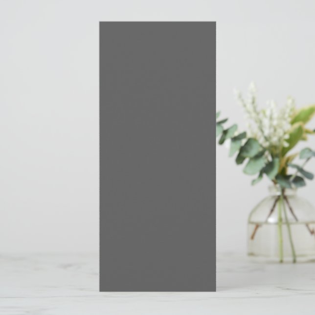 Reserve A Data Crie seu próprio design personalizado cinza escuro (Em pé/Frente)
