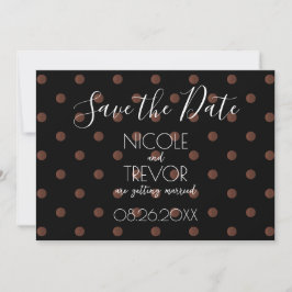 Reserve A Data Crie seu próprio - Simples Polkadots Retro