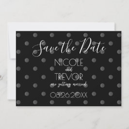 Reserve A Data Crie seu próprio - Simples Polkadots Retro