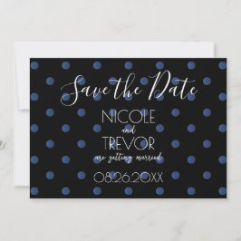 Reserve A Data Crie seu próprio - Simples Polkadots Retro