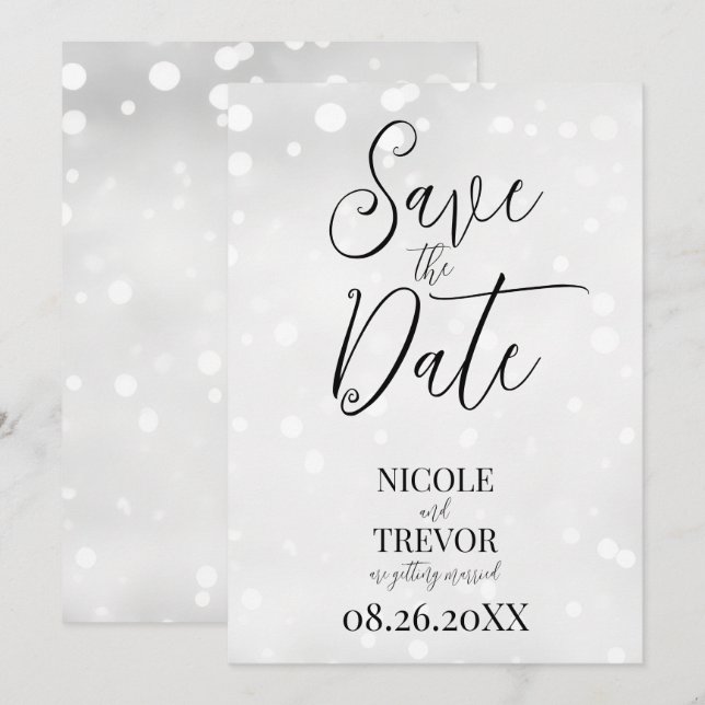 Reserve A Data Crie seus próprios Speck brancos personalizados (Frente/Verso)