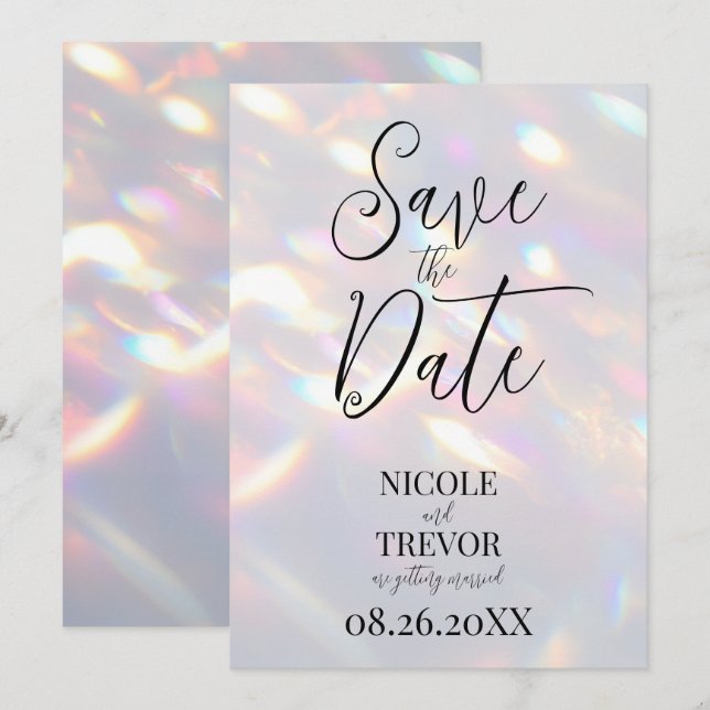 Reserve A Data Crie suas próprias luzes isolantes personalizadas (Frente/Verso)