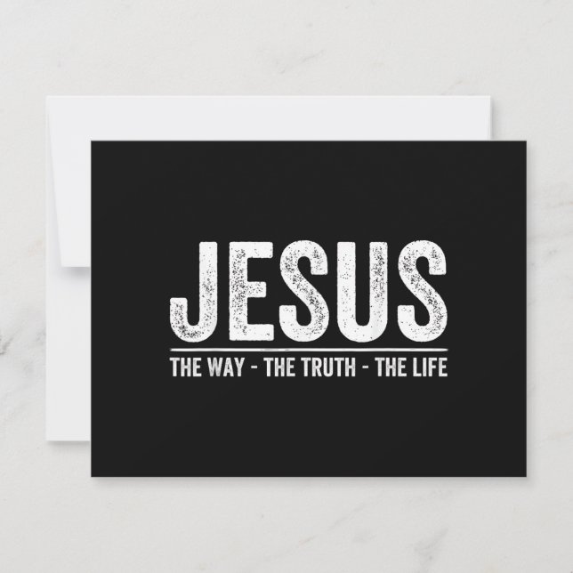 Reserve A Data Cristo Jesus O Caminho. A Verdade. A Vida Bendita  (Frente)