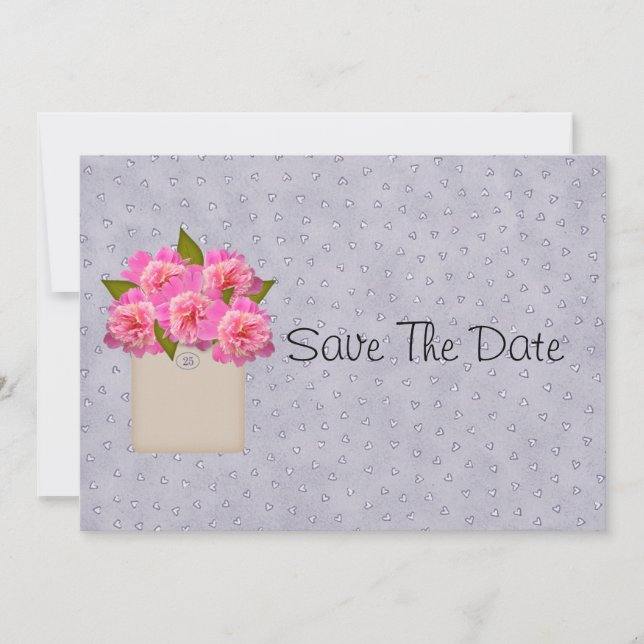 Reserve A Data Crock Of Peonies Salvar A Data (Frente)