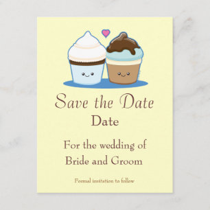 Reserve A Data Cupcakes de casamento
