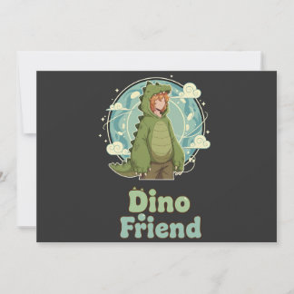 Reserve A Data Cute Dino Friend Anime Boy - Green Dinosaur