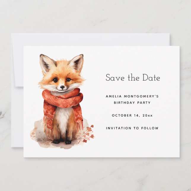 Reserve A Data Cute Smiling Fox Pup in a Red Scarf (Frente)
