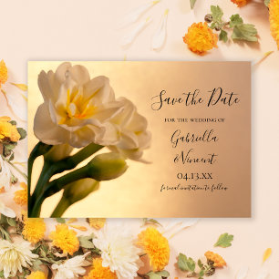 Reserve A Data Daffodils dobro brancos que Wedding economias a