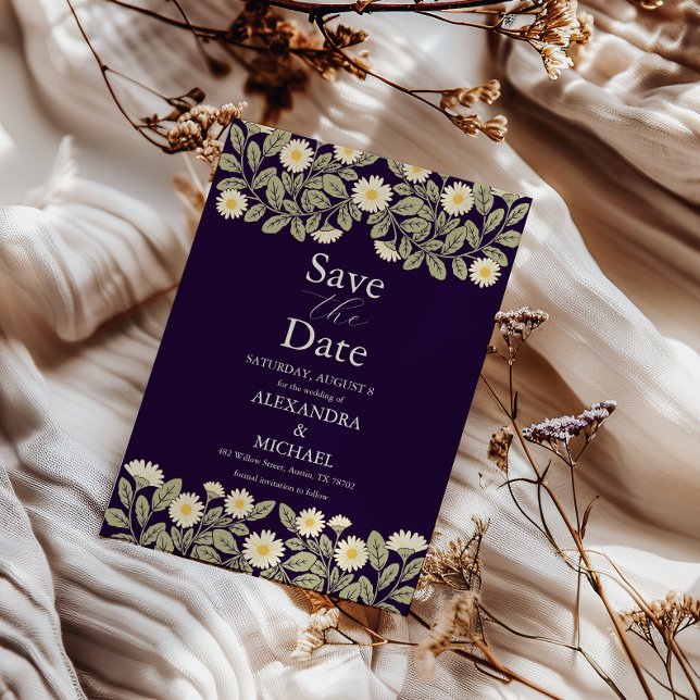 Reserve A Data Daisy Art Nouveau Wedding (Criador carregado)