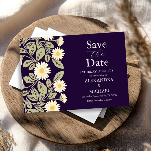 Reserve A Data Daisy Art Nouveau Wedding (Criador carregado)