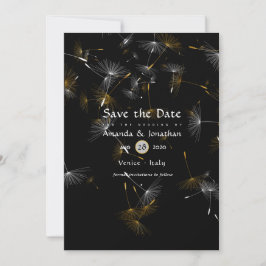 Reserve A Data Dandelion Confetti Wedding