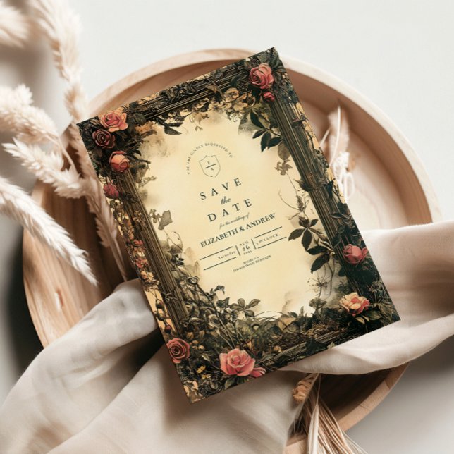 Reserve A Data Dark Romance Art Nouveau Wedding (Criador carregado)