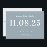 Reserve A Data Data De Casamento Chic Mínima Não Foto Salvar A Da<br><div class="desc">Personalize este casamento mínimo de design de chic,  salve a data com todos os seus detalhes.</div>