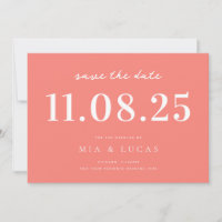 Data De Casamento Chic Mínima Não Foto Salvar A Da
