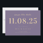 Reserve A Data Data De Casamento Chic Mínima Não Foto Salvar A Da<br><div class="desc">Personalize este casamento mínimo de design de chic,  salve a data com todos os seus detalhes.</div>