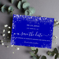 Data de salvamento da luz azul real de casamento