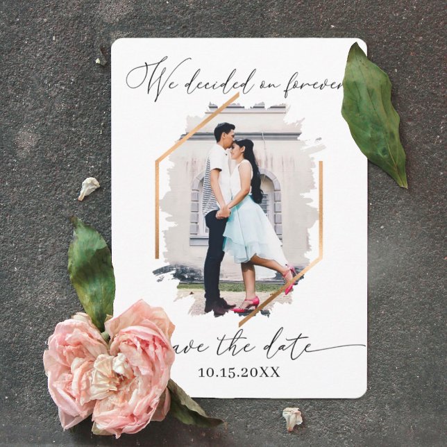 Reserve A Data Decidimos no Forever Photo Noivado Salvar o Da (Criador carregado)