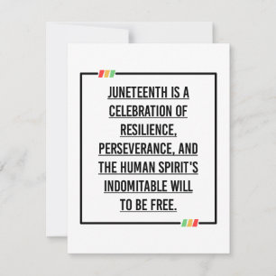 Reserve A Data Décima Sétima Citações, Liberdade da Afro-American