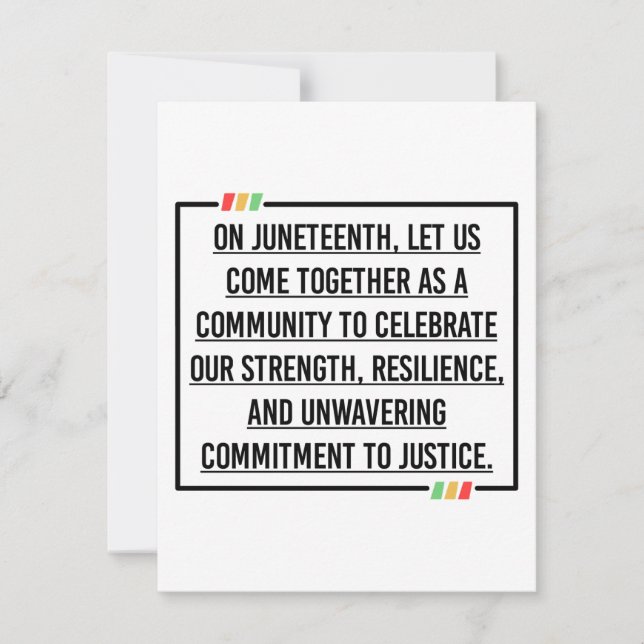 Reserve A Data Décimo Junho, Liberdade da Afro-Americana. (Frente)