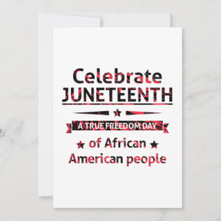 Reserve A Data Décimo Junho, Liberdade da Afro-Americana.