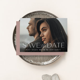 Reserve A Data Declaração Moderna   Foto horizontal