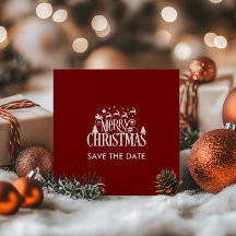 Deep Red Christmas BrunParty