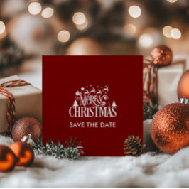 Reserve A Data Deep Red Christmas BrunParty