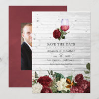 Degustação de vinho floral Borgonha casamento foto